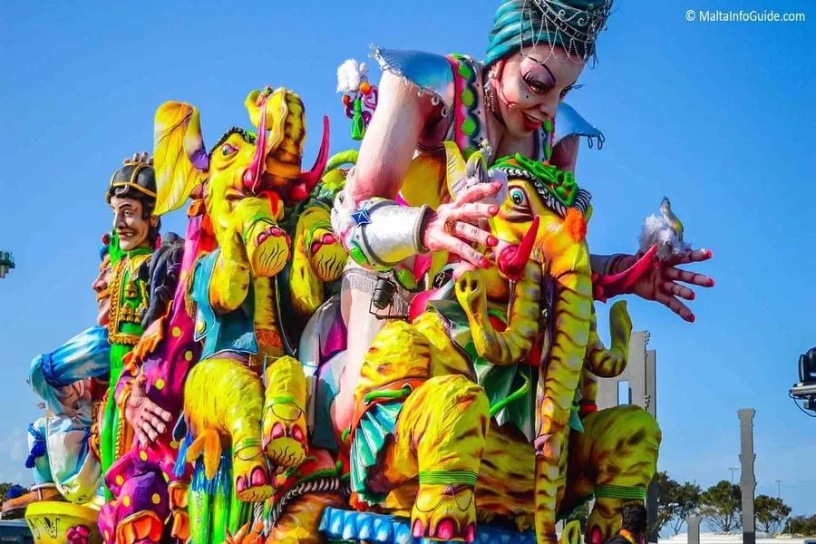 Malta Carnival floats