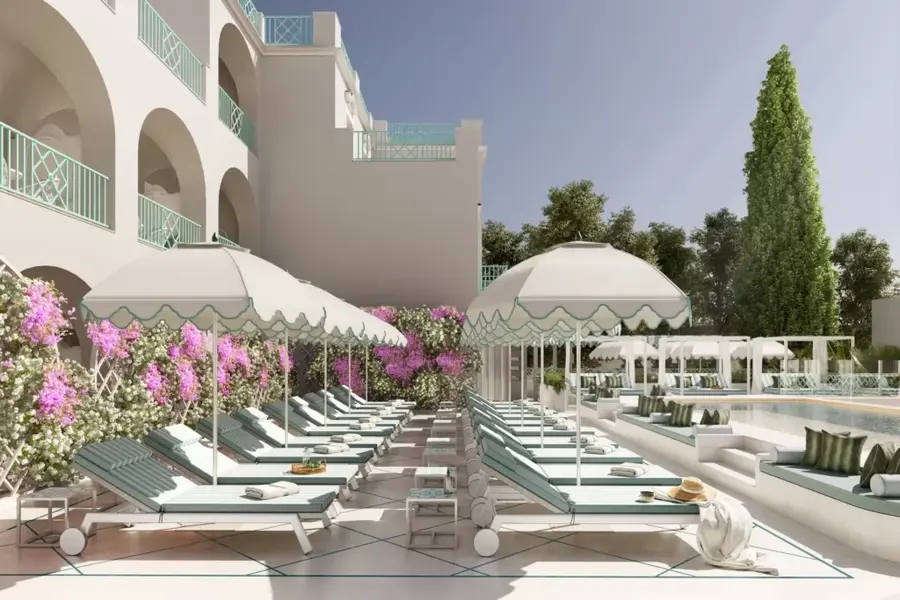 Hotel La Palma pool Capri Italy