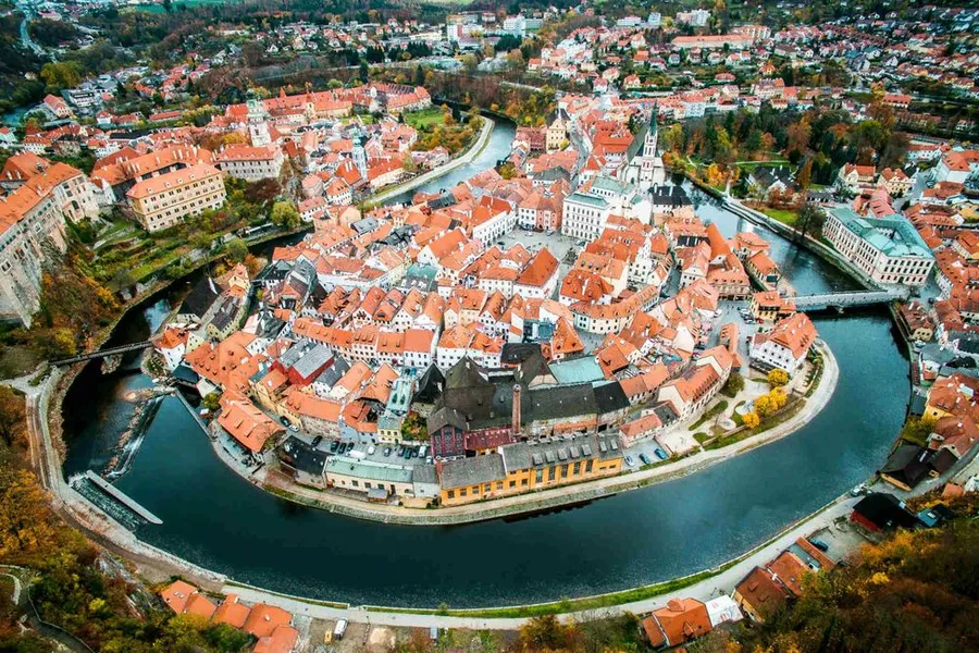 Large cesky krumlov Czech republic