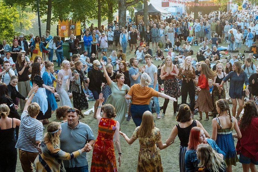 Viljandi festival dancing