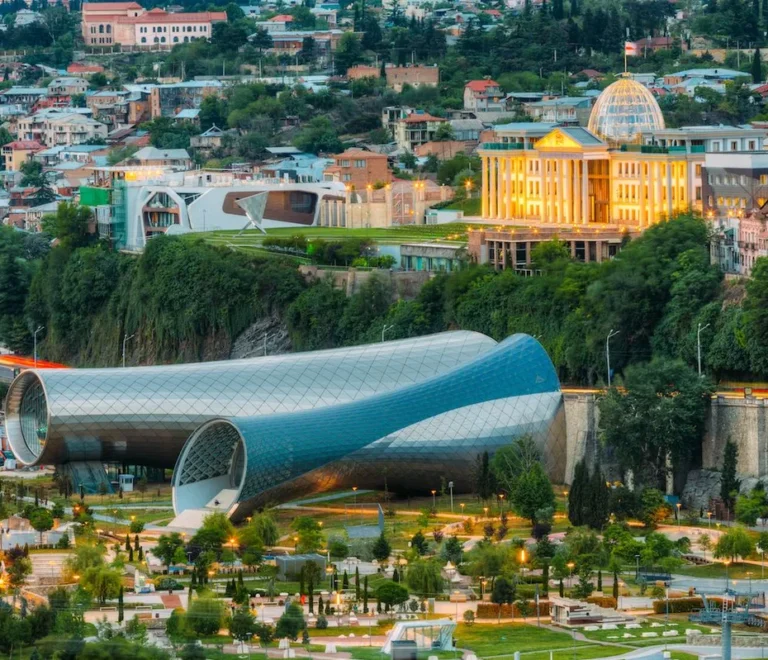 The Capital of Georgia Concert Music Theater Exhibition Hall