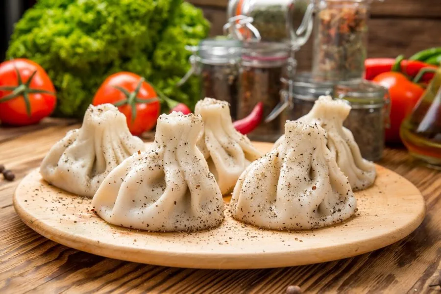 Georgian Khinkali dumplings