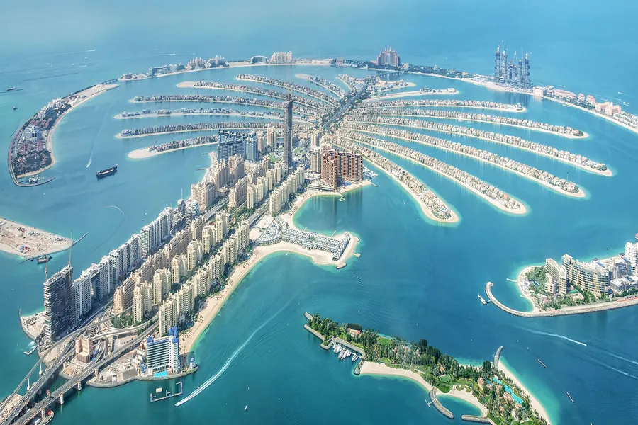 December Dubai palm jumeirah island