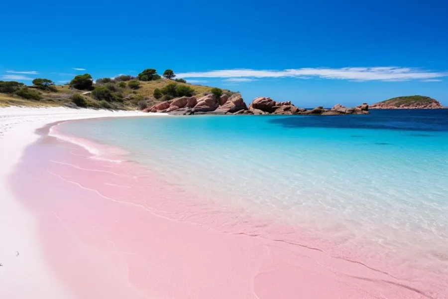 September Pink Sand Sardinia views and relaxation