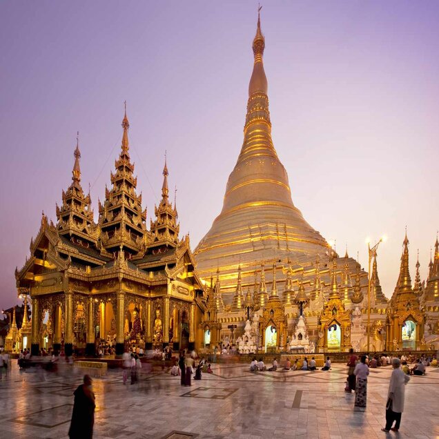 Shwedagon Pagoda in Yangon