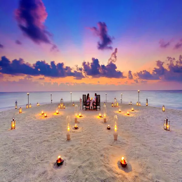 Enjoy a Romantic Sunset Dinner