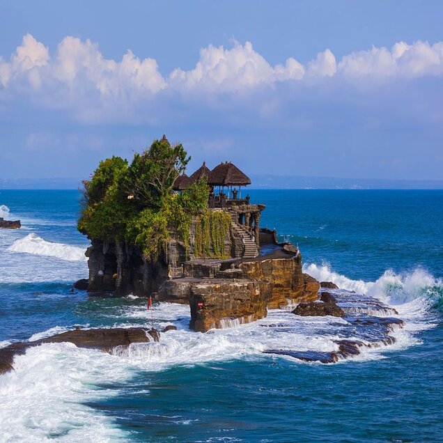 Bali Caves of Tanah Lot Temple