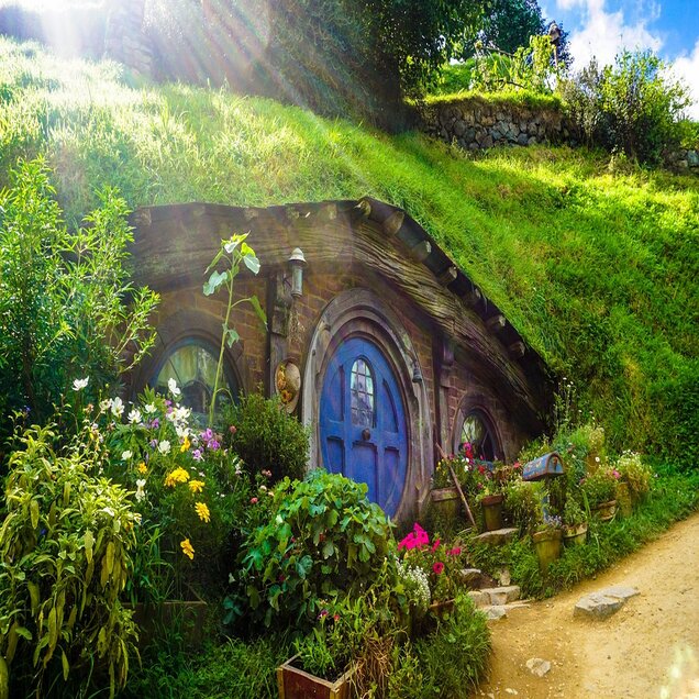 The Hobbiton Movie Set