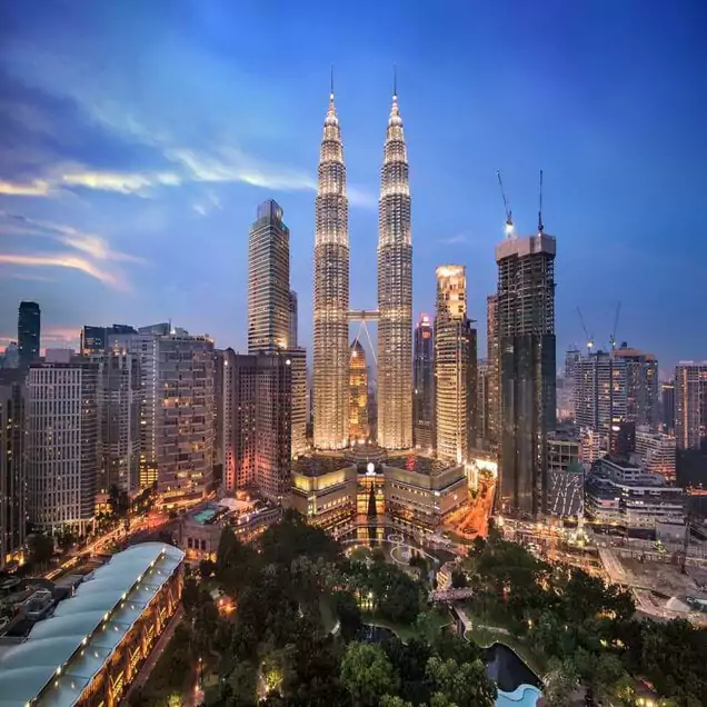 Petronas Towers in Kuala Lumpur